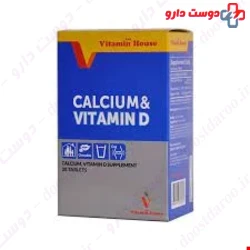 Vitamin House Calcium & Vitamin D 30 Tablet