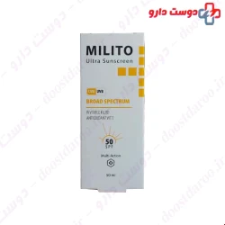 Milito Invisible Ultra Sunscreen SPF50 Fluide 50 Ml