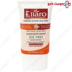 Ellaro Sunscreen Cream SPF 50+ Oil Free 40 ml