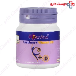 Calcium 500 mg Plus Vitamin D3 200 IU Farvitam