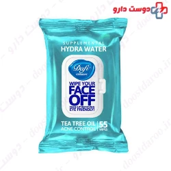 Dafi Hydra Water Make Up Removing Wipes 55 Pcs