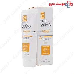 ProDerma Sunvest Sunblock SPF40 Foundation Effect Sensitive Skins 40 ml