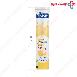 Vitasin Vitamin C 500 mg Effervescent Tablet Sina Pishgam Darou