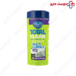 Dafi Total Clean For All Surfaces And All Area 50 Wipes