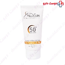 Medisun Sunblock Cream SPF60 Without Color For Normal And Oily Skin 50 Ml