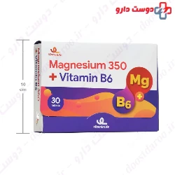 Vitaomin Huse Magnesium 350 Plus Vitamin B6 Tablet