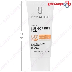 Tinted Sunscreen  Fluid SPF50 For Oily Skin BYZANCE