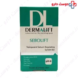 Dermalift Sebolift Transparent Sebum Regulating Syndet Bar 100 gr