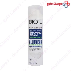 Biol Shaving Foam With Aloe Vera Extract for Sensitive Skin 200 ml