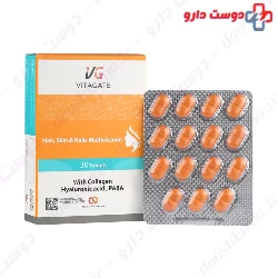 Hair And Skin And Nails Multivitamin 30 Tablets Vitagate
