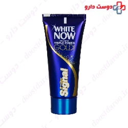 Signal White now gold toothpaste
