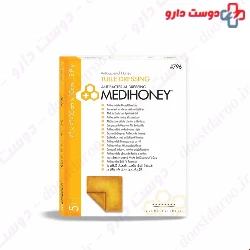 Medihoney Antibacterial Honey Tulle Dressing 10×10 cm