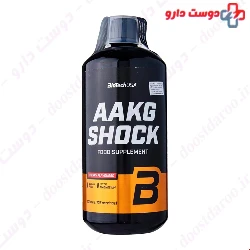 Biotech USA Liquid Arginine Alpha Ketoglutarate Shock (AAKG) ۱۰۰۰ Ml