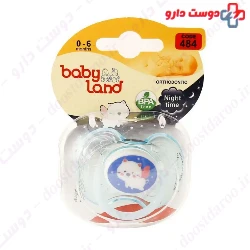 Baby Land Orthodontic Luminescent Pacifier 484