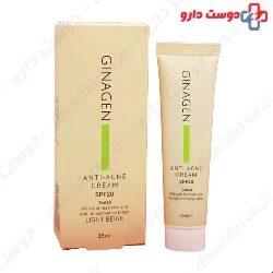 Ginagen Light Beige SPF20 Anti Acne Cream 35 Ml