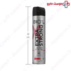 Extra Strong Hair Styling Spray With High Holding Power Biol