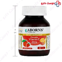 Aborns Chewable Vitamin C 500mg 50 Tablet