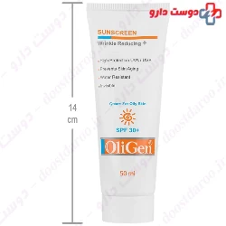 oligen Wrinkle Reducer Sunscreen Cream SPF30 For Oily Skin 50 Ml