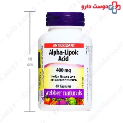 Alpha Lipoic Acid 400 mg Webber Naturals