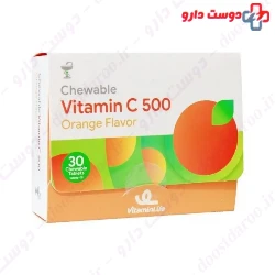 Vitamin Life Chewable Vitamin C 500 mg  orange Flavor 30 Tabs