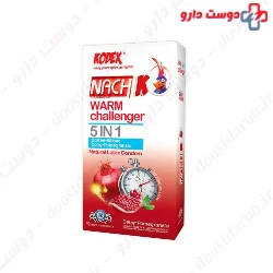 Nach Kodex Warm Challenger 5 in 1 Delay Condom 12 PCS