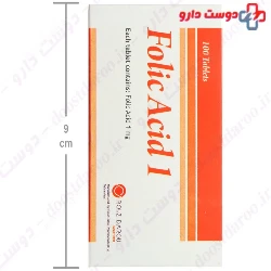 Simorgh Darou Folic acid 1mg 100 Tablet