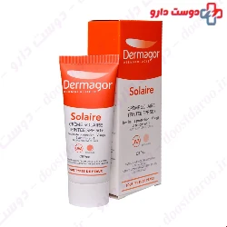 DERMAGOR tinted sunblock cream SPF50+ oil free 40ML 