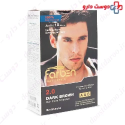 Farben Color Shampoo dark brown For Men 150ml
