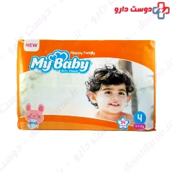 My Baby Size 4 Happy Family 34 Diapers