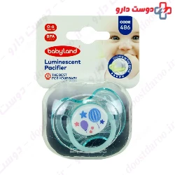 Baby Land Orthodontic Luminescent Pacifier 486