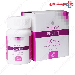Bioclinic Biotin 300 Mcg 60 Tablets