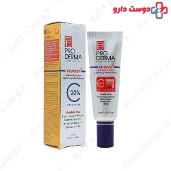 Proderma Vitawest anti-wrinkle lotion contains 20% vitamin C.