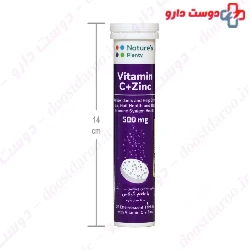 Vitamin C Plus Zinc Effervescent Tablet Natures Plenty