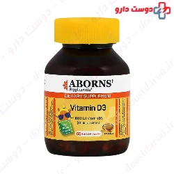 Aborns Vitamin D3 1000 IU 50 Softgel
