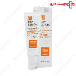 Proderma Oil-Free Sunscreen Fluid SPF50, suitable for normal and oily acne-prone skin, 50 ml