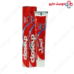 Ever Fresh Red Hot Toothpaste Closeup