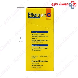 Effersun C 500 mg Behshad Darou