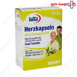 Eurho vital Herzkapseln Plus Omega And Q10 30 Capsules