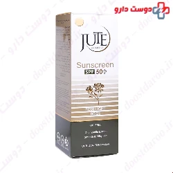 Jute Tinted Sunscreen Cream SPF50 Rose Light Beige For All Skin 50 Ml