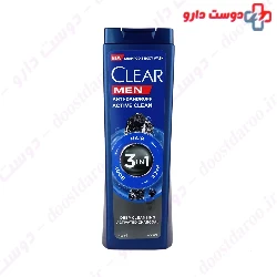 Clear Anti Dandruff Active Clean Men Shampoo 3 In 1