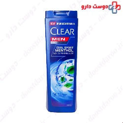Clear Anti Dandruff Shampoo For Men, Cooling Mint 400 Ml