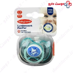 Baby Land Orthodontic Luminescent Pacifier 483