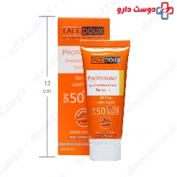 Photosome Sunscreen Cream Tinted SPF50 face Doux