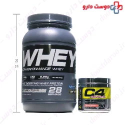 Whey Protein Cor Performance and C4 Ripped Pack 9 Cellucor