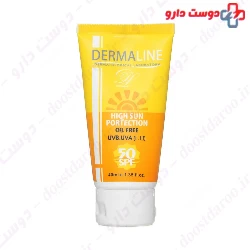 Dermaline Oil Free Sunscreen Cream SPF50
