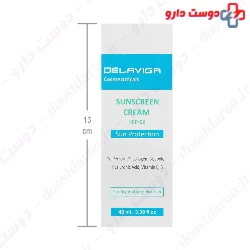 Sunscreen Cream SPF 50 Sun Protection Delaviga