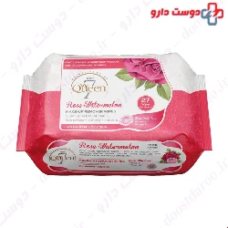 Seven Queen rose extract makeup remover wipes 27 pcs