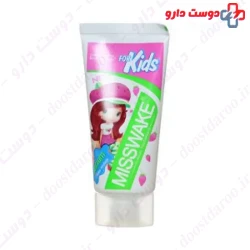 Misswake Strawberry Sodium Fluoride  For Kids 50ml Toothpaste
