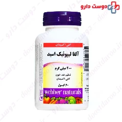 Alpha Lipoic Acid 400 mg Webber Naturals