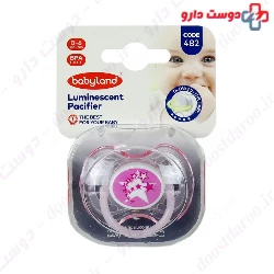 Baby Land Orthodontic Luminescent Pacifier 482